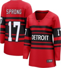Detroit Red Wings Women's Daniel Sprong Fanatics Branded Breakaway Red Special Edition 2.0 Jersey
