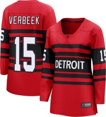 Detroit Red Wings Women's Pat Verbeek Fanatics Branded Breakaway Red Special Edition 2.0 Jersey