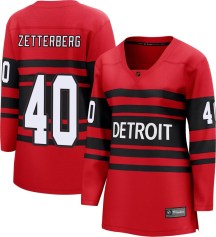 Detroit Red Wings Women's Henrik Zetterberg Fanatics Branded Breakaway Red Special Edition 2.0 Jersey