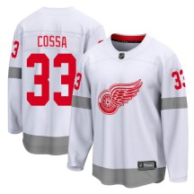 Detroit Red Wings Youth Sebastian Cossa Fanatics Branded Breakaway White 2020/21 Special Edition Jersey