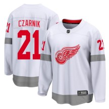 Detroit Red Wings Youth Austin Czarnik Fanatics Branded Breakaway White 2020/21 Special Edition Jersey