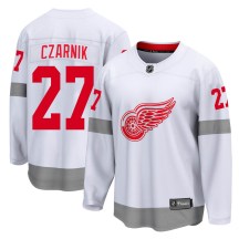 Detroit Red Wings Youth Austin Czarnik Fanatics Branded Breakaway White 2020/21 Special Edition Jersey