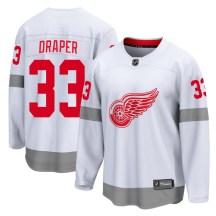 Detroit Red Wings Youth Kris Draper Fanatics Branded Breakaway White 2020/21 Special Edition Jersey