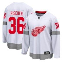 Detroit Red Wings Youth Christian Fischer Fanatics Branded Breakaway White 2020/21 Special Edition Jersey