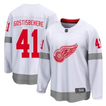 Detroit Red Wings Youth Shayne Gostisbehere Fanatics Branded Breakaway White 2020/21 Special Edition Jersey