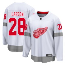 Detroit Red Wings Youth Reed Larson Fanatics Branded Breakaway White 2020/21 Special Edition Jersey