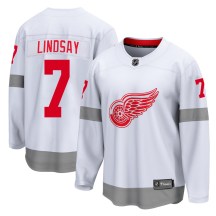 Detroit Red Wings Youth Ted Lindsay Fanatics Branded Breakaway White 2020/21 Special Edition Jersey