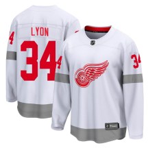 Detroit Red Wings Youth Alex Lyon Fanatics Branded Breakaway White 2020/21 Special Edition Jersey