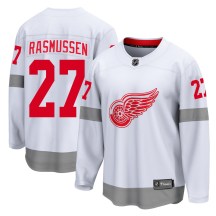 Detroit Red Wings Youth Michael Rasmussen Fanatics Branded Breakaway White 2020/21 Special Edition Jersey