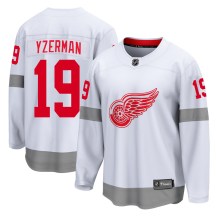 Detroit Red Wings Youth Steve Yzerman Fanatics Branded Breakaway White 2020/21 Special Edition Jersey