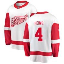 Detroit Red Wings Youth Mark Howe Fanatics Branded Breakaway White Away Jersey