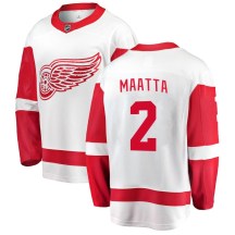 Detroit Red Wings Youth Olli Maatta Fanatics Branded Breakaway White Away Jersey