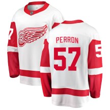 Detroit Red Wings Youth David Perron Fanatics Branded Breakaway White Away Jersey