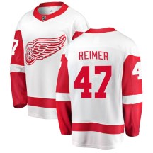 Detroit Red Wings Youth James Reimer Fanatics Branded Breakaway White Away Jersey