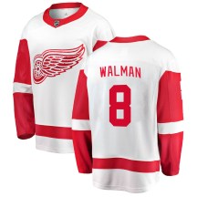 Detroit Red Wings Youth Jake Walman Fanatics Branded Breakaway White Away Jersey