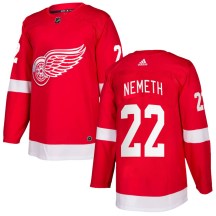 Detroit Red Wings Men's Patrik Nemeth Adidas Authentic Red Home Jersey