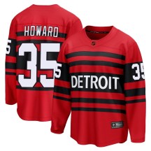 Detroit Red Wings Men's Jimmy Howard Fanatics Branded Breakaway Red Special Edition 2.0 Jersey