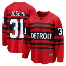 Detroit Red Wings Men's Curtis Joseph Fanatics Branded Breakaway Red Special Edition 2.0 Jersey