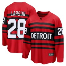 Detroit Red Wings Men's Reed Larson Fanatics Branded Breakaway Red Special Edition 2.0 Jersey