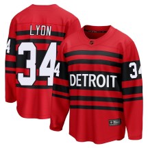 Detroit Red Wings Men's Alex Lyon Fanatics Branded Breakaway Red Special Edition 2.0 Jersey