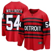 Detroit Red Wings Men's William Wallinder Fanatics Branded Breakaway Red Special Edition 2.0 Jersey