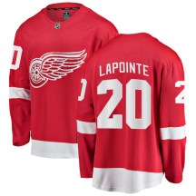 Detroit Red Wings Youth Martin Lapointe Fanatics Branded Breakaway Red Home Jersey