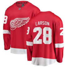Detroit Red Wings Youth Reed Larson Fanatics Branded Breakaway Red Home Jersey