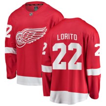 Detroit Red Wings Youth Matthew Lorito Fanatics Branded Breakaway Red Home Jersey