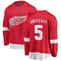 Detroit Red Wings Youth Brogan Rafferty Fanatics Branded Breakaway Red Home Jersey