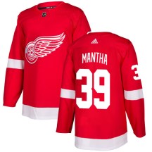 Detroit Red Wings Men's Anthony Mantha Adidas Authentic Red Jersey