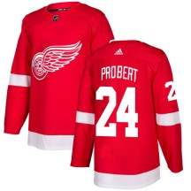 Detroit Red Wings Men's Bob Probert Adidas Authentic Red Jersey