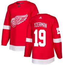 Detroit Red Wings Men's Steve Yzerman Adidas Authentic Red Jersey